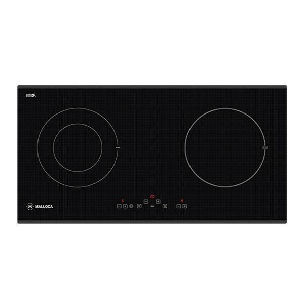 Bếp từ đôi 2 vùng nấu Malloca MH-02I D